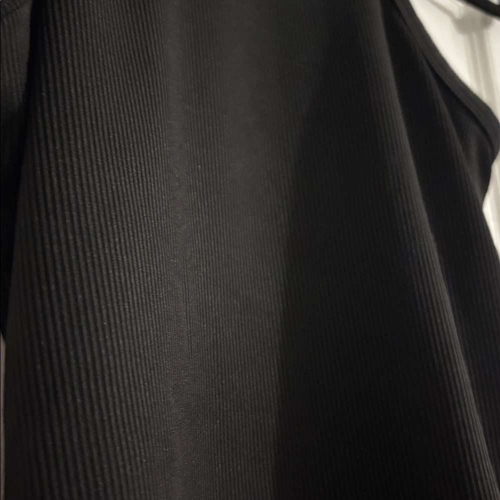 Black Ribbed Tank - Picture 2 of 4